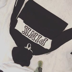 Pink Cropped Sweatshirt